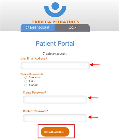 Enter the child or dependents Date of Birth. . Tribeca pediatrics patient portal
